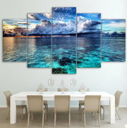 Diamond Painting - Blauwe Zee - 5 Luik